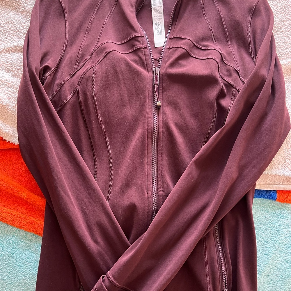 Lululemon Nulu Maroon Define Jacket